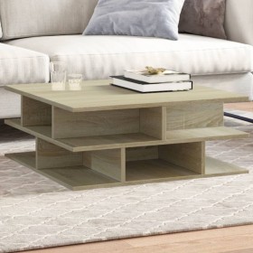 Mesa de centro madera de ingeniería roble Sonoma 70x70x29 cm de vidaXL, Mesas de centro - Ref: Foro24-840746, Precio: 72,22 €...