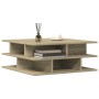 Mesa de centro madera de ingeniería roble Sonoma 70x70x29 cm de vidaXL, Mesas de centro - Ref: Foro24-840746, Precio: 72,22 €...