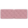 Cabecero de cama acolchado terciopelo rosa 120 cm de vidaXL, Cabeceros y pies de cama - Ref: Foro24-374725, Precio: 66,62 €, ...