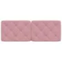 Pink velvet padded headboard 120 cm by vidaXL, Headboards and footboards - Ref: Foro24-374725, Price: 65,49 €, Discount: %