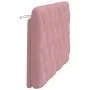 Pink velvet padded headboard 120 cm by vidaXL, Headboards and footboards - Ref: Foro24-374725, Price: 65,49 €, Discount: %