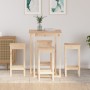 Set de bar 5 piezas madera maciza de pino de vidaXL, muebles para cocinas y comedores - Ref: Foro24-3124737, Precio: 279,63 €...