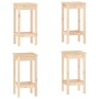 Set de bar 5 piezas madera maciza de pino de vidaXL, muebles para cocinas y comedores - Ref: Foro24-3124737, Precio: 279,63 €...