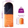 Saco de dormir de camping para adultos 3-4 estaciones de vidaXL, Sacos de dormir - Ref: Foro24-94440, Precio: 48,21 €, Descue...