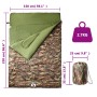 Saco de dormir doble y almohadas camping adultos 3-4 estaciones de vidaXL, Sacos de dormir - Ref: Foro24-94449, Precio: 75,00...