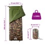 Saco de dormir de camping para adultos 3 estaciones de vidaXL, Sacos de dormir - Ref: Foro24-94461, Precio: 26,90 €, Descuent...