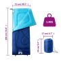 Saco de dormir de camping para adultos 3 estaciones de vidaXL, Sacos de dormir - Ref: Foro24-94463, Precio: 27,67 €, Descuent...