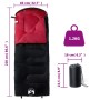 Saco de dormir de camping para adultos 3-4 estaciones de vidaXL, Sacos de dormir - Ref: Foro24-94442, Precio: 49,94 €, Descue...