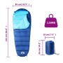 Saco de dormir tipo momia de camping para adultos 3 estaciones de vidaXL, Sacos de dormir - Ref: Foro24-94475, Precio: 38,32 ...