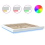 Estructura de cama con LED madera ingeniería blanco 180x200 cm de vidaXL, Camas y somieres - Ref: Foro24-3281077, Precio: 200...