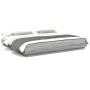 Estructura cama con luces LED madera gris Sonoma 180x200 cm de vidaXL, Camas y somieres - Ref: Foro24-3281082, Precio: 199,52...