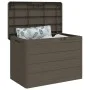 Baúl para cojines polipropileno marrón 77,5x44,5x53 cm de vidaXL, Cajas de almacenaje para exteriores - Ref: Foro24-366604, P...