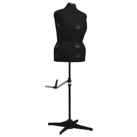 Maniquí de sastre ajustable mujer negro talla L 44-50 de vidaXL, Galanes de noche - Ref: Foro24-288491, Precio: 213,63 €, Des...