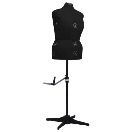 Maniquí de sastre ajustable mujer negro talla L 44-50 de vidaXL, Galanes de noche - Ref: Foro24-288491, Precio: 213,63 €, Des...