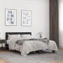 Estructura de cama madera de ingeniería y metal negro 120x200cm de vidaXL, Camas y somieres - Ref: Foro24-3280197, Precio: 14...