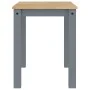 Panama dining table solid gray pine wood 117x60x75 cm by vidaXL, Kitchen and dining tables - Ref: Foro24-4005703, Price: 134,...