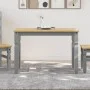 Corona dining table solid gray pine wood 112x60x75 cm by vidaXL, Kitchen and dining tables - Ref: Foro24-4005715, Price: 143,...