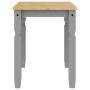 Mesa de comedor Corona madera maciza de pino gris 112x60x75 cm de vidaXL, Mesas de cocina y de comedor - Ref: Foro24-4005715,...
