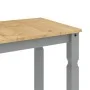 Mesa de comedor Corona madera maciza de pino gris 112x60x75 cm de vidaXL, Mesas de cocina y de comedor - Ref: Foro24-4005715,...