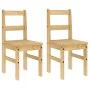 Sillas de comedor Panama 2 uds madera maciza pino 40x46x90 cm de vidaXL, Sillas de comedor - Ref: Foro24-4005729, Precio: 104...