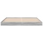 Estructura de cama madera de ingeniería gris Sonoma 180x200 cm de vidaXL, Camas y somieres - Ref: Foro24-842005, Precio: 106,...