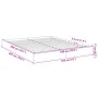 Estructura de cama madera de ingeniería gris Sonoma 180x200 cm de vidaXL, Camas y somieres - Ref: Foro24-842005, Precio: 106,...