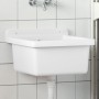 Fregadero lavabo de pared resina blanco 40x40x24 cm de vidaXL, Fregaderos - Ref: Foro24-4002793, Precio: 65,78 €, Descuento: %