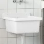Wandwaschbecken aus weißem Kunstharz, 40 x 40 x 24 cm von vidaXL, Sinkt - Ref: Foro24-4002793, Preis: 69,60 €, Rabatt: %
