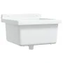 Wandwaschbecken aus weißem Kunstharz, 40 x 40 x 24 cm von vidaXL, Sinkt - Ref: Foro24-4002793, Preis: 69,60 €, Rabatt: %