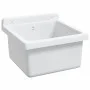 Wandwaschbecken aus weißem Kunstharz, 40 x 40 x 24 cm von vidaXL, Sinkt - Ref: Foro24-4002793, Preis: 69,60 €, Rabatt: %