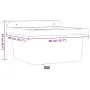 Wandwaschbecken aus weißem Kunstharz, 40 x 40 x 24 cm von vidaXL, Sinkt - Ref: Foro24-4002793, Preis: 69,60 €, Rabatt: %