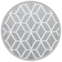Alfombra de exterior PP gris Ø200 cm de vidaXL, Protectores para exterior - Ref: Foro24-368468, Precio: 42,59 €, Descuento: %