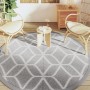 Alfombra de exterior PP gris Ø200 cm de vidaXL, Protectores para exterior - Ref: Foro24-368468, Precio: 42,59 €, Descuento: %