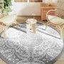 Alfombra de exterior PP gris claro Ø200 cm de vidaXL, Protectores para exterior - Ref: Foro24-368496, Precio: 40,54 €, Descue...
