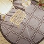 Alfombra de exterior PP marrón Ø200 cm de vidaXL, Protectores para exterior - Ref: Foro24-368480, Precio: 33,61 €, Descuento: %