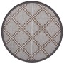Alfombra de exterior PP marrón Ø200 cm de vidaXL, Protectores para exterior - Ref: Foro24-368480, Precio: 33,61 €, Descuento: %