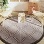 Alfombra de exterior PP marrón Ø200 cm de vidaXL, Protectores para exterior - Ref: Foro24-368480, Precio: 33,09 €, Descuento: %