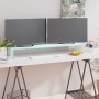 Mueble TV/Elevador de monitor cristal verde 110x30x13 cm en Muebles TV | Comprar online en Foru.es