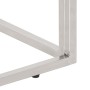Mesa de centro acero inoxidable y madera reciclada plateado de vidaXL, Mesas de centro - Ref: Foro24-350024, Precio: 85,46 €,...