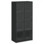 Aparador alto con puertas madera ingeniería negro 68x37x142 cm de vidaXL, Aparadores - Ref: Foro24-3295858, Precio: 127,90 €,...