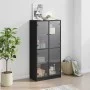 Aparador alto con puertas madera ingeniería negro 68x37x142 cm de vidaXL, Aparadores - Ref: Foro24-3295858, Precio: 127,90 €,...