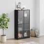 Aparador alto con puertas madera ingeniería negro 68x37x142 cm de vidaXL, Aparadores - Ref: Foro24-3295858, Precio: 129,48 €,...