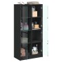 Aparador alto con puertas madera ingeniería negro 68x37x142 cm de vidaXL, Aparadores - Ref: Foro24-3295858, Precio: 129,48 €,...