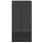 Aparador alto con puertas madera ingeniería negro 68x37x142 cm de vidaXL, Aparadores - Ref: Foro24-3295858, Precio: 127,90 €,...