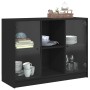 Aparador madera de ingeniería negro 102x37x75,5 cm de vidaXL, Aparadores - Ref: Foro24-3295872, Precio: 104,14 €, Descuento: %