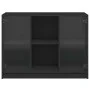 Aparador madera de ingeniería negro 102x37x75,5 cm de vidaXL, Aparadores - Ref: Foro24-3295872, Precio: 102,90 €, Descuento: %