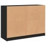 Aparador madera de ingeniería negro 102x37x75,5 cm de vidaXL, Aparadores - Ref: Foro24-3295872, Precio: 102,90 €, Descuento: %