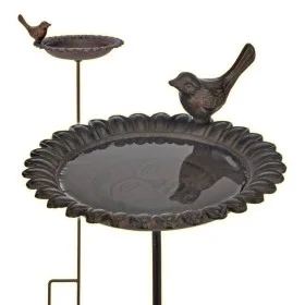 HI Bebedero/bañera para pájaros de hierro fundido marrón de HI, Pilas para pájaros - Ref: Foro24-429171, Precio: 28,23 €, Des...