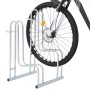 Soporte para 2 bicicletas suelo independiente acero galvanizado de vidaXL, Bases y soportes para almacenar bicicletas - Ref: ...