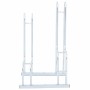 Soporte para 2 bicicletas suelo independiente acero galvanizado de vidaXL, Bases y soportes para almacenar bicicletas - Ref: ...